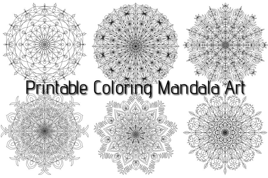 ArtStation Printable Coloring Mandala Art Artworks ArtStation Printable Coloring Mandala Art Artworks
