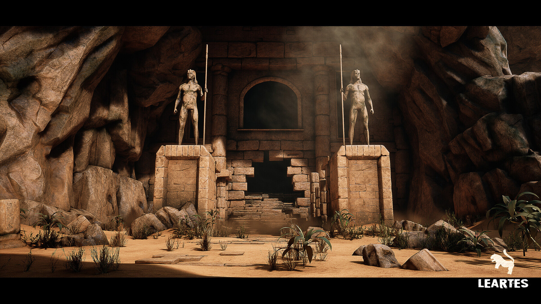 ArtStation Desert Ruins Environment Game Assets