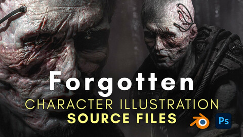 Forgotten - Character Illustration Source Files