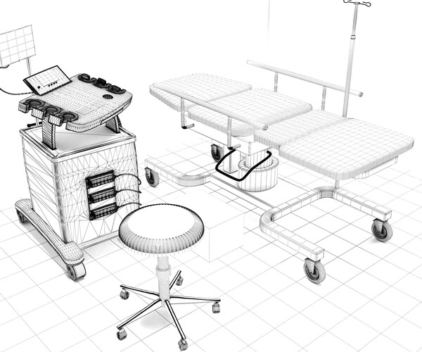ArtStation Ultrasound Room 2 4K Resources