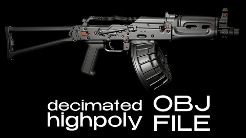 AKS-74UB Highpoly Model