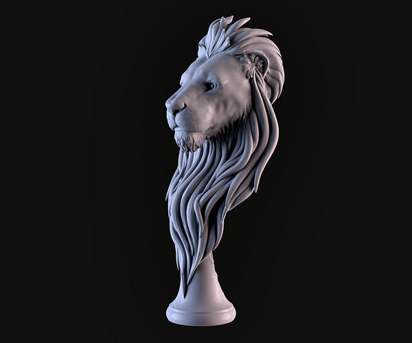 ArtStation - Lion Head | Resources