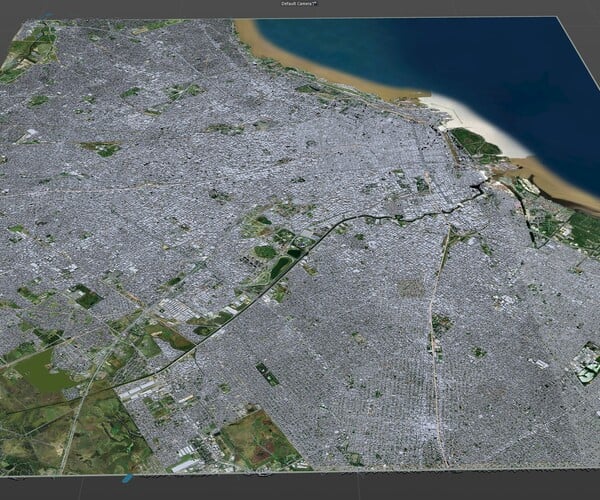 ArtStation - Buenos Aires City 40 km | Resources