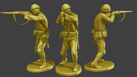 Japanese soldier ww2 Shoot Stand J2
