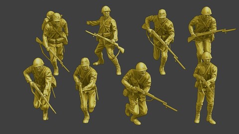 Japanese soldiers ww2 J2 Pack1