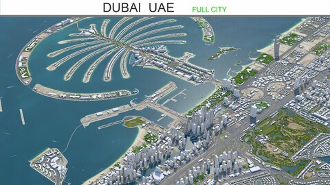 Dubai City UAE 3D Model