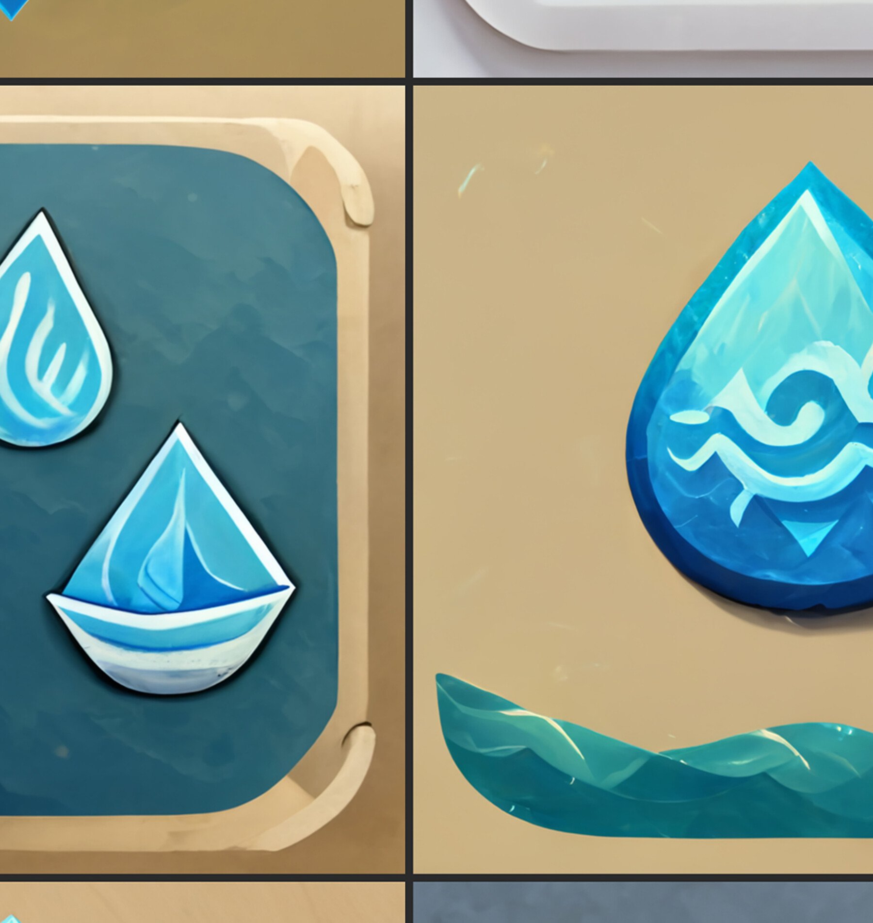 Artstation - 50+ Water Skill Icon Pack 