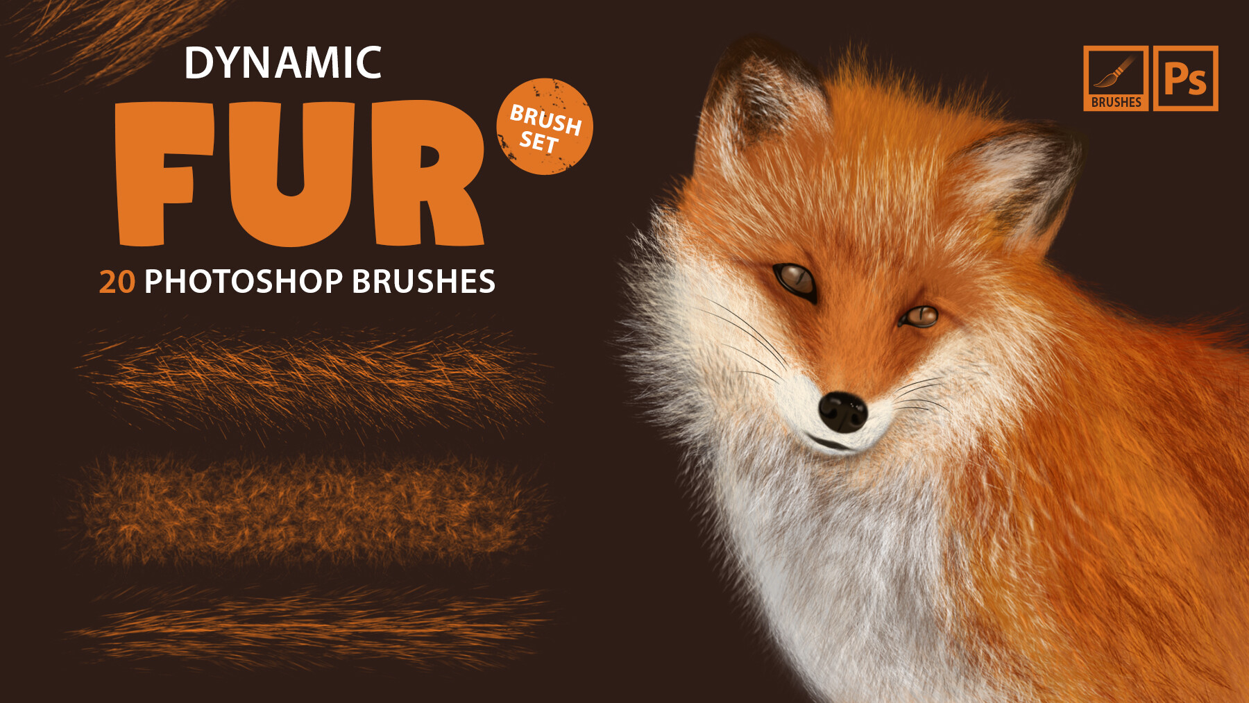 ArtStation - Fur Brushes for Photoshop | MS Brushes | Brushes