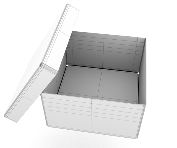 ArtStation - Cardboard box-Low poly PBR | Game Assets