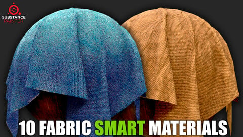 10 Fabric Smart Materials vol.2 (Substance Painter)