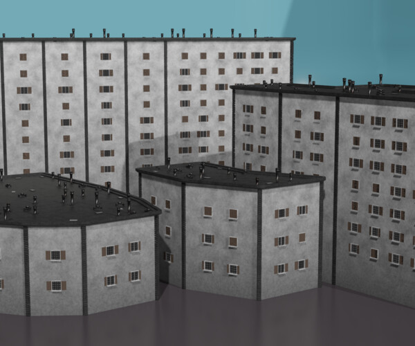 ArtStation - [Blender 3.2] Procedural Building generator | Resources