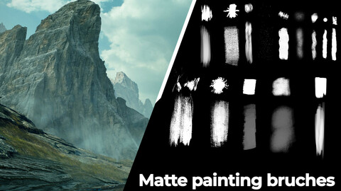 Matte painting brushes for photoshop
