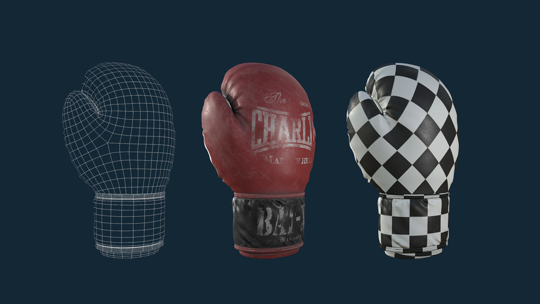 ArtStation boxing gloves Game Assets