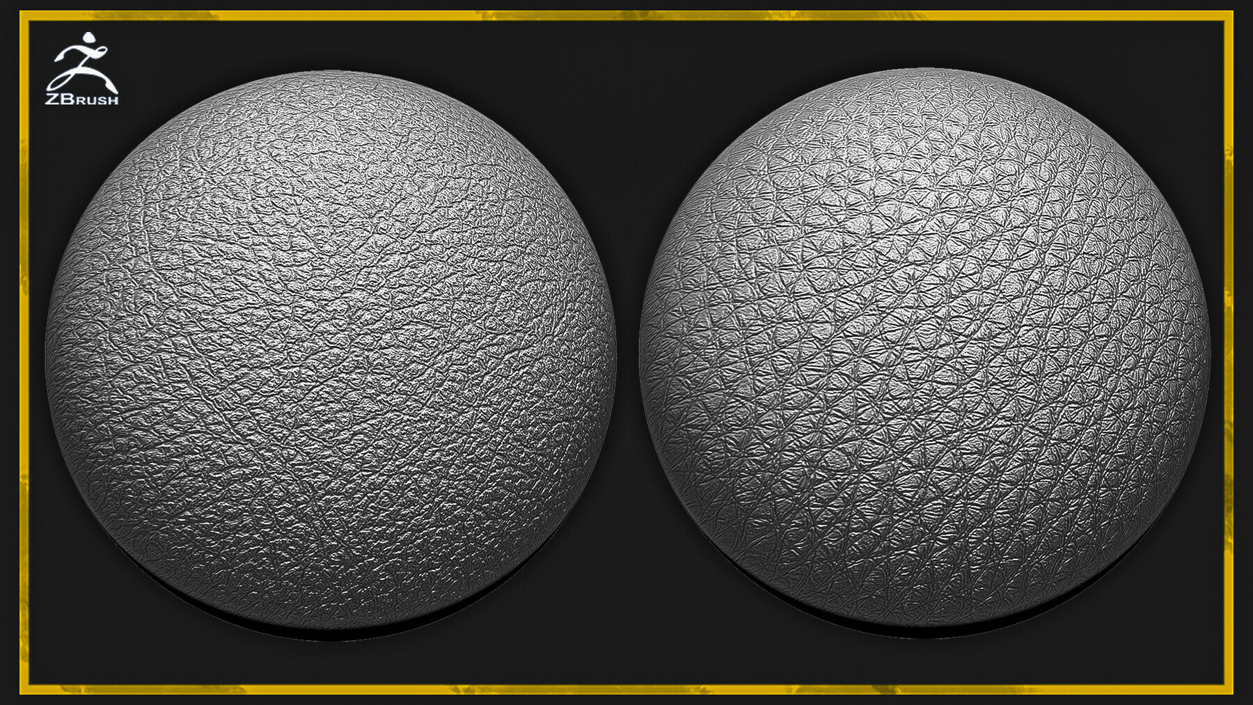 20 Leather Alphas Vol.6 (ZBrush, Substance, 2K) preview 1