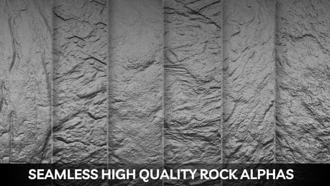 20 Seamless And Tileable Rock Alphas