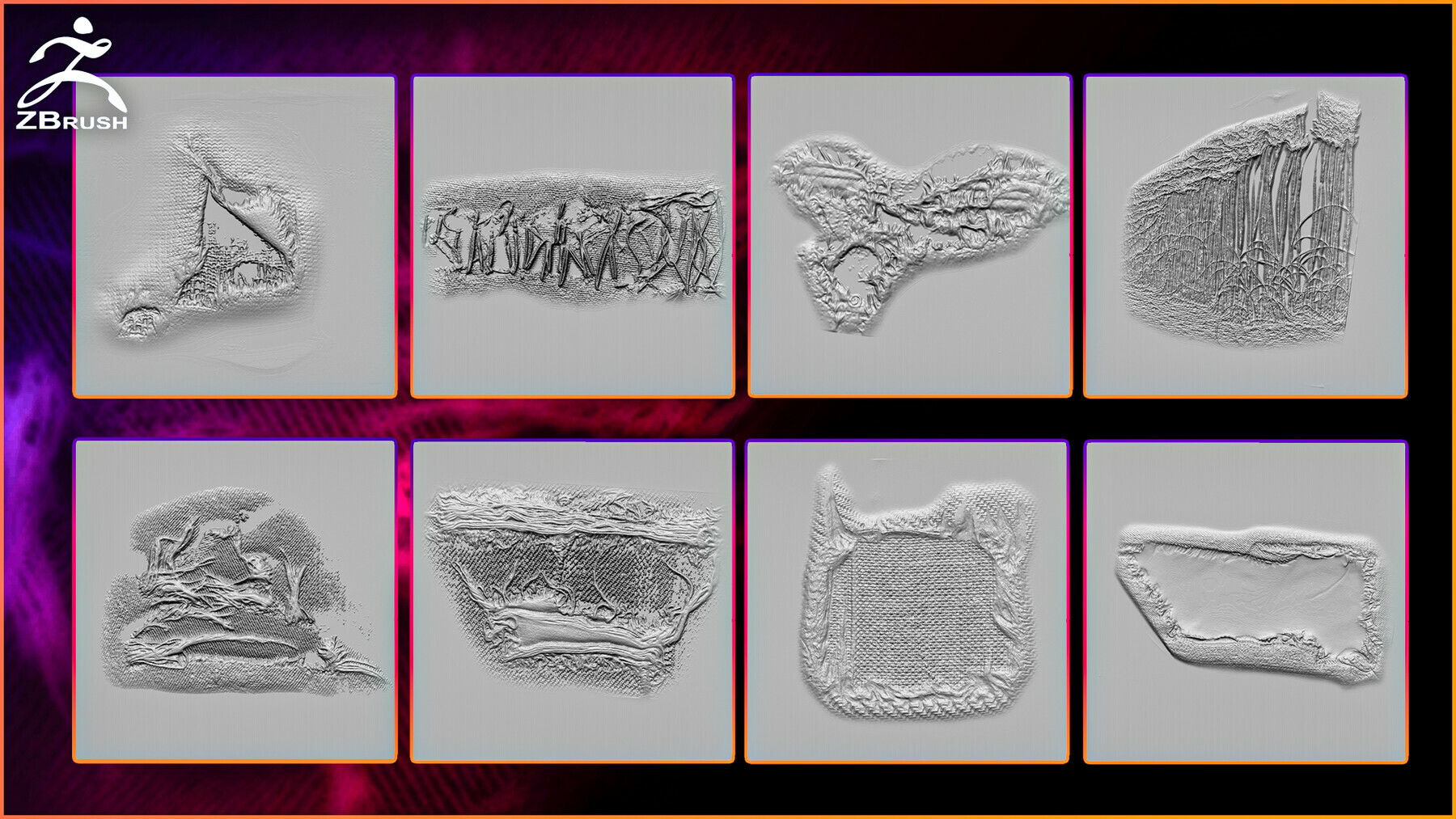 Torn Fabric Alphas (PSD, 2K) preview 1