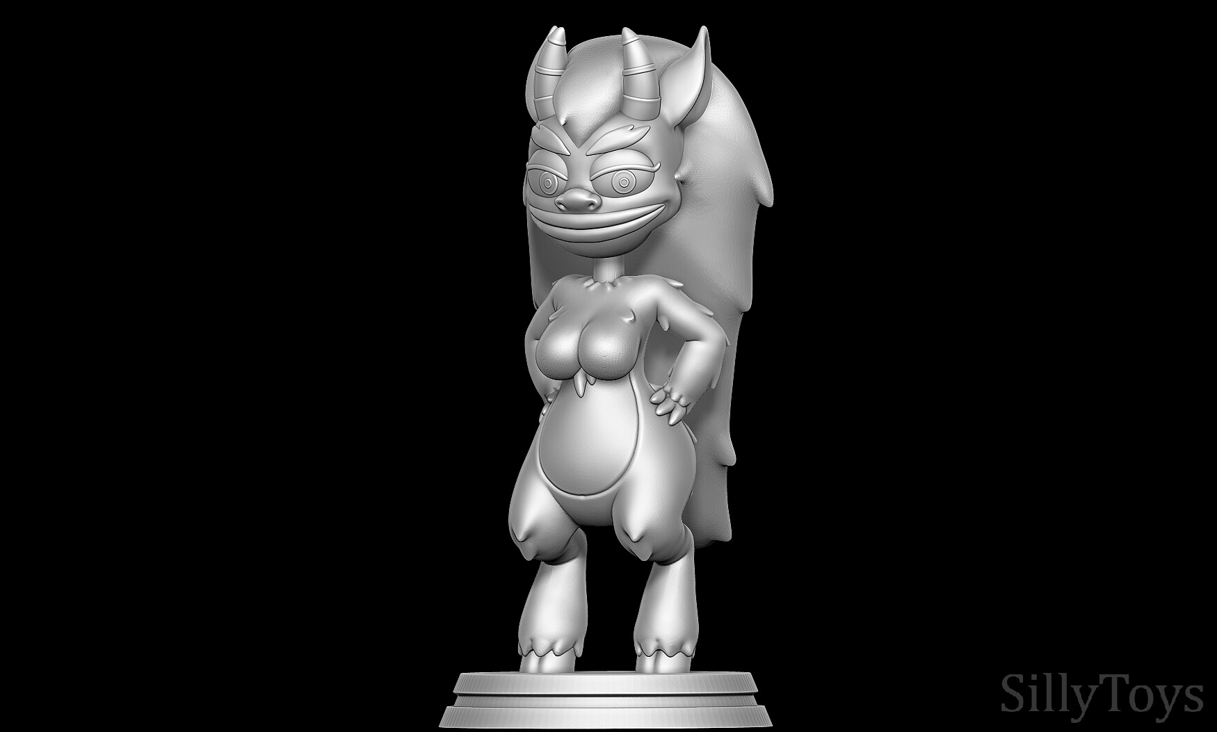 ArtStation - Connie the Hormone Monstress - Big Mouth 3D print model |  Resources