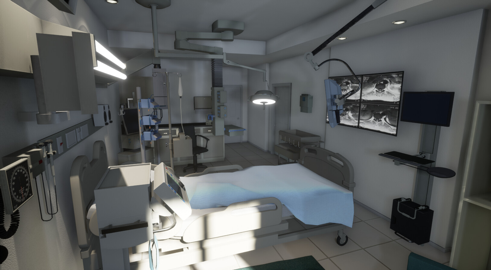 ArtStation - Hospital room | Game Assets