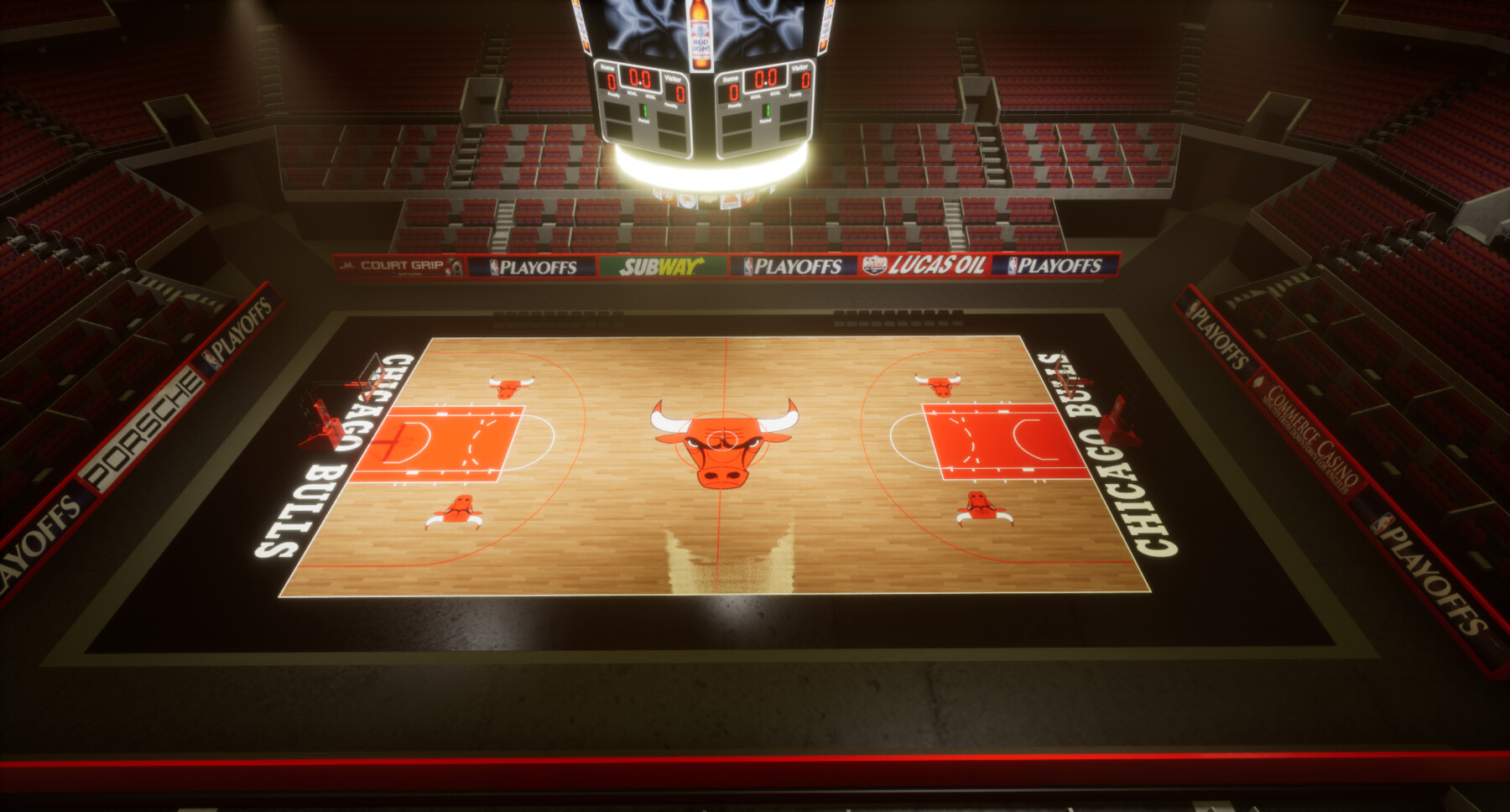 ArtStation Unreal Basketball Arena Game Assets