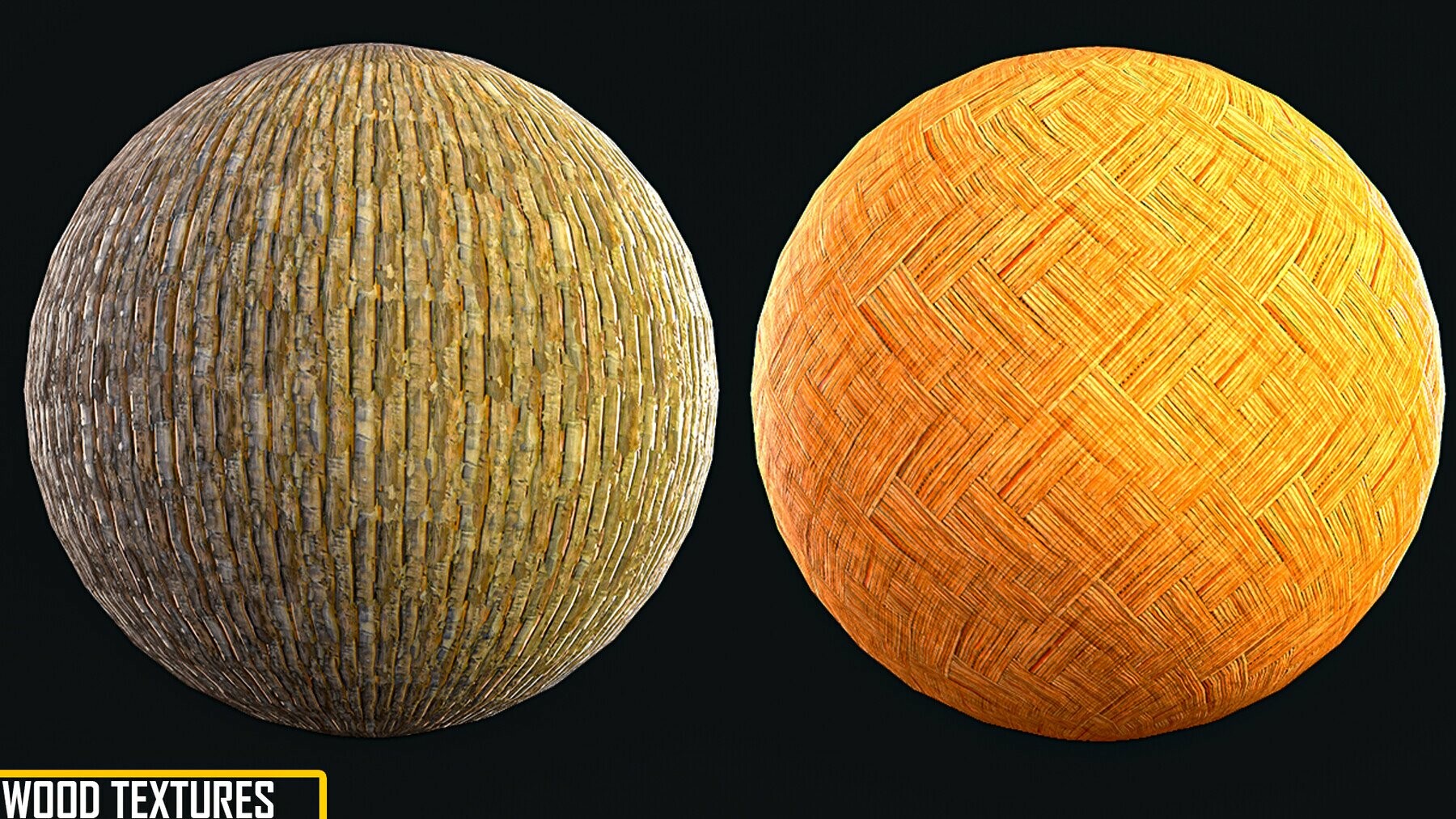 Wood Textures (PNG, 2K, Tileable) preview 2