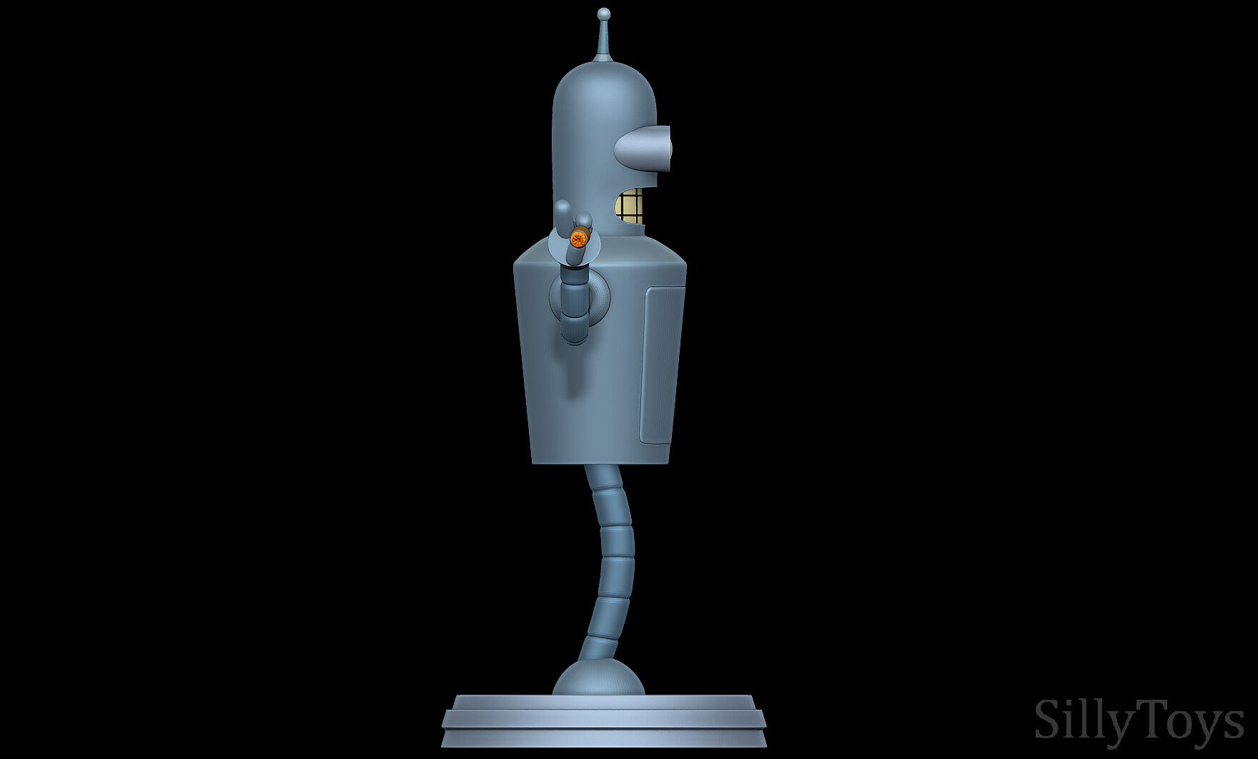 Artstation Bender Bending Rodríguez Futurama 3d Print Model Resources