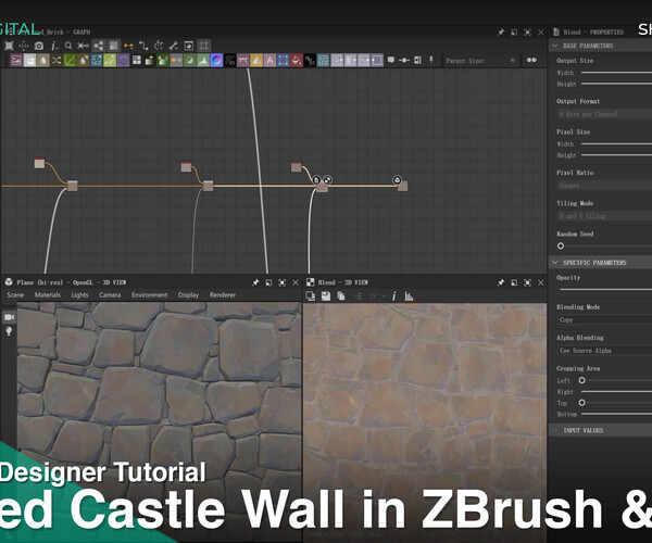 zbrush create castle