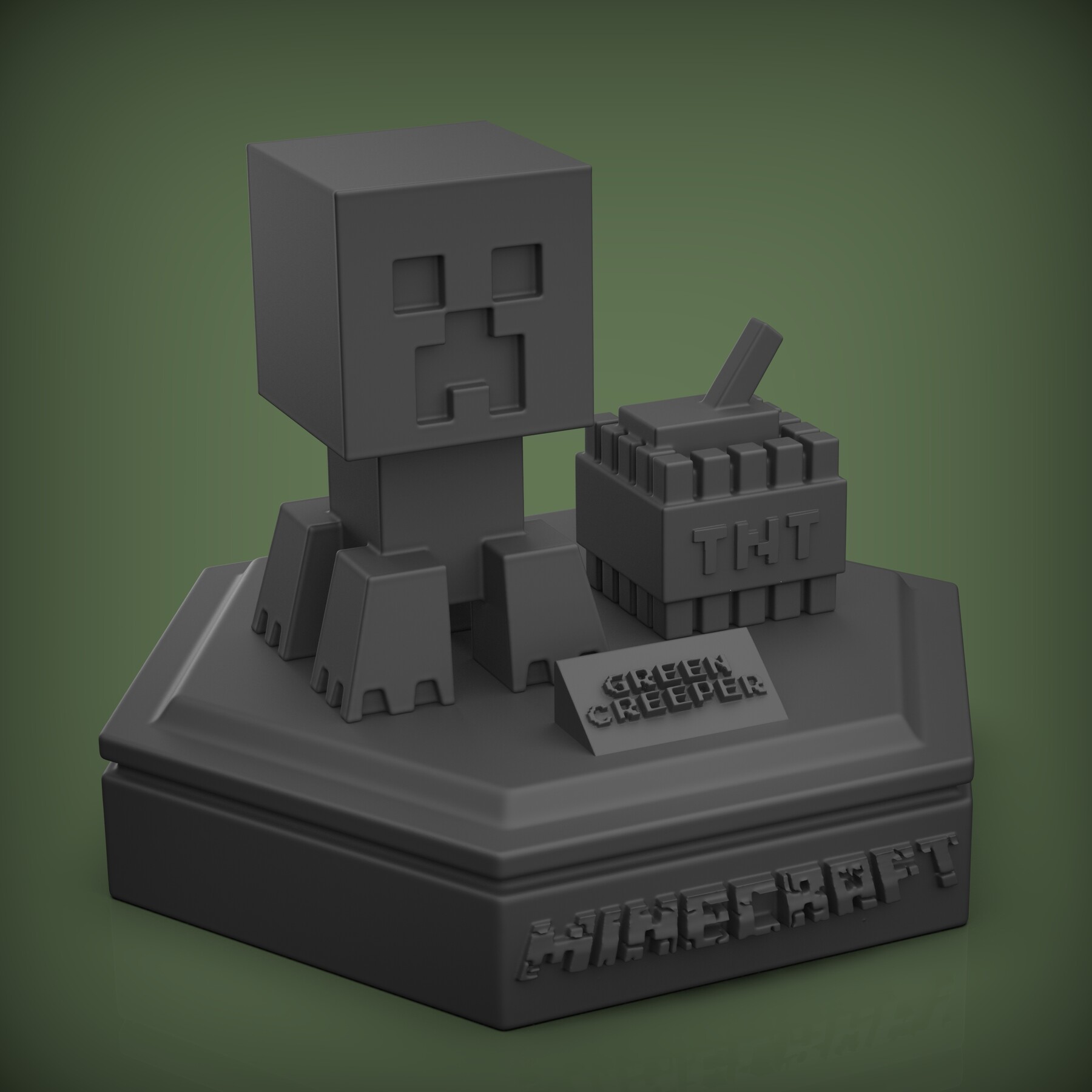 Minecraft Creeper - Finished Projects - Blender Artists Community