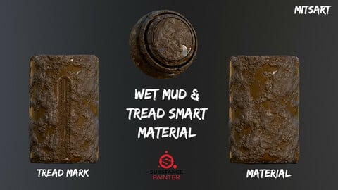 Wet mud & tread Smart Material