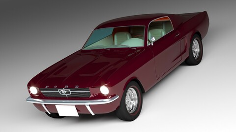 Ford Mustang Fastback 4K