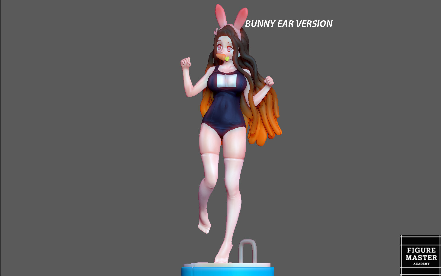 ArtStation - NEZUKO SWIMSUIT CUTE GIRL ANIME KIMETSU 3D PRINT | Resources