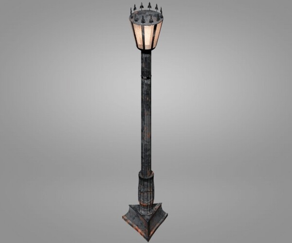 ArtStation - Light Pole from 1800s | Resources