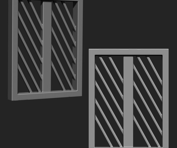 ArtStation - Wooden Window IMM Brush Pack 10 in One Vol. 2 | Brushes