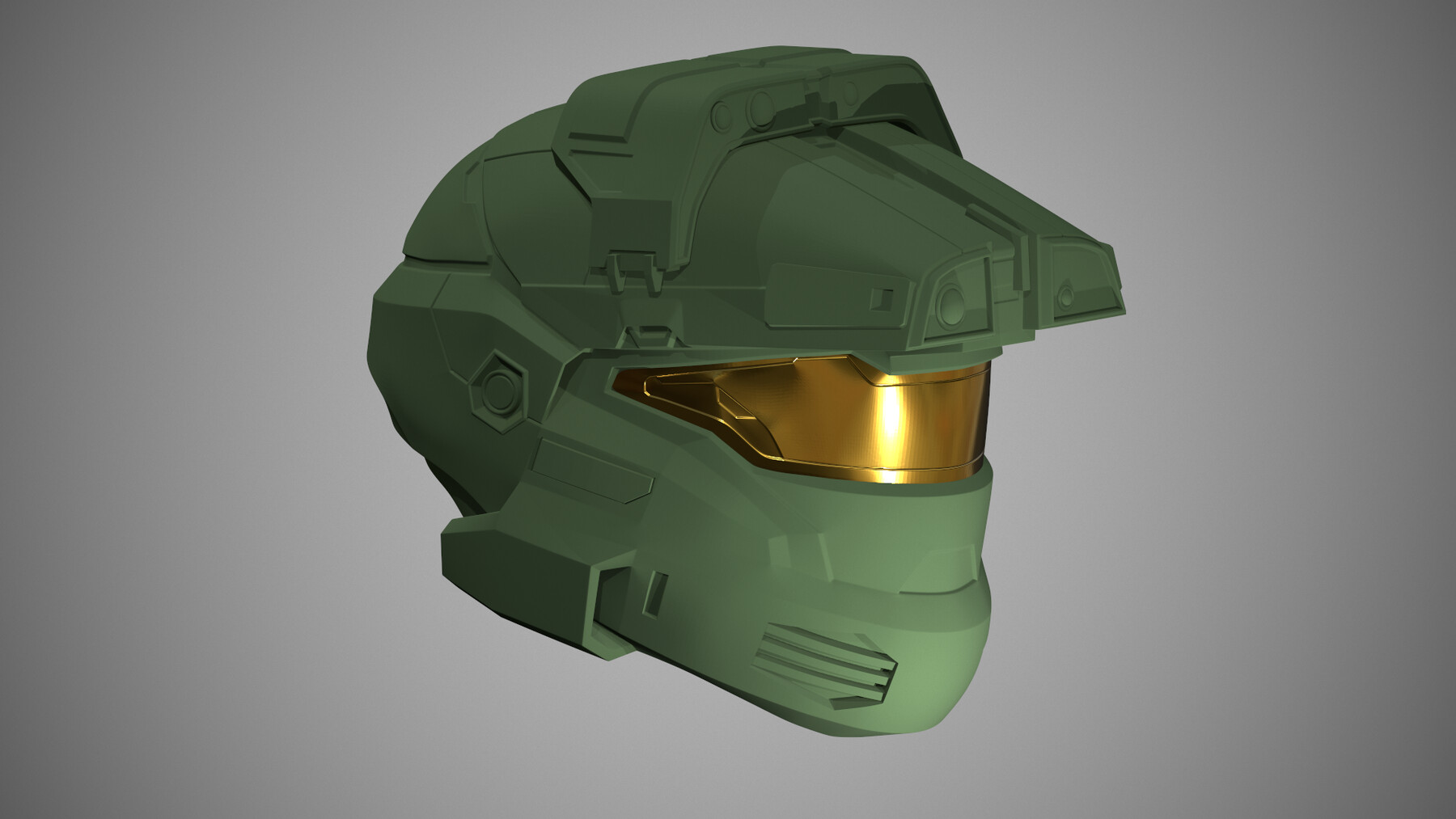 ArtStation - Printable Halo Helmet STL | Resources