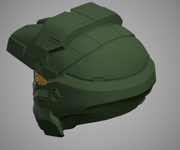 ArtStation - Printable Halo Helmet STL | Resources