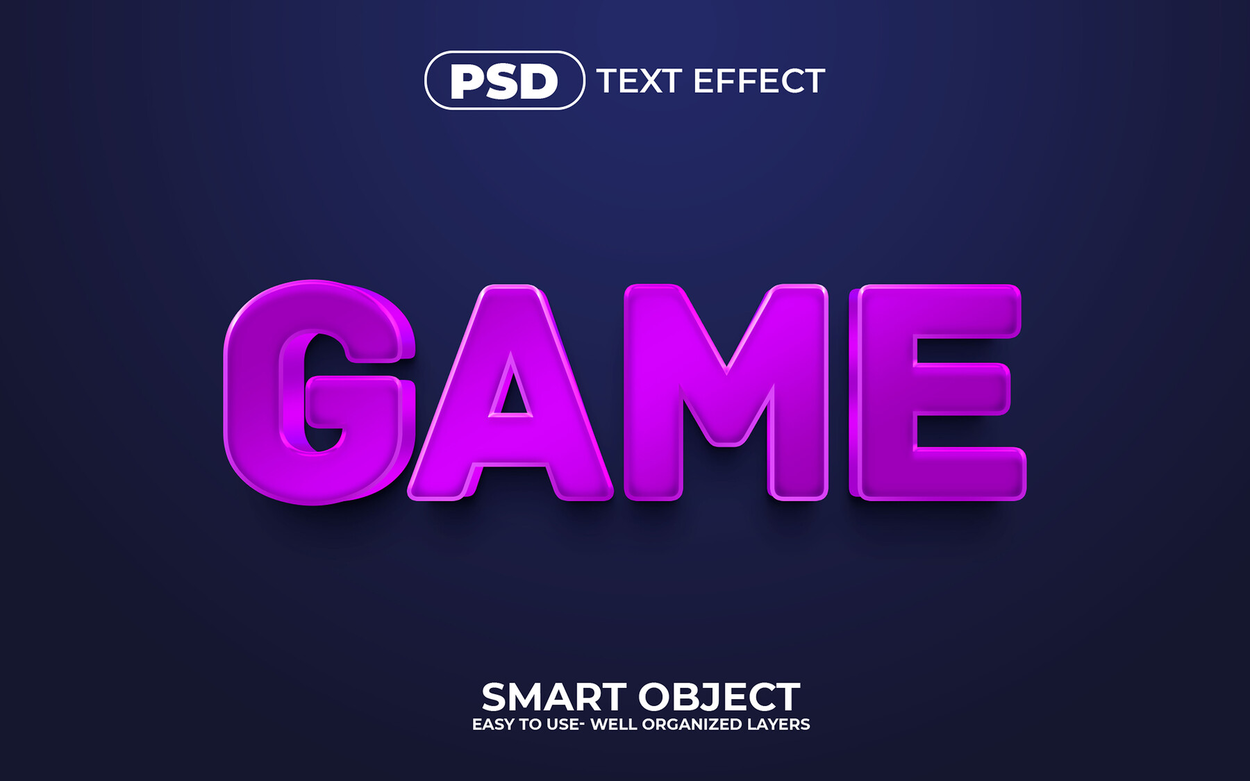 ArtStation - Game PSD fully editable text effect. Layer style PSD ...