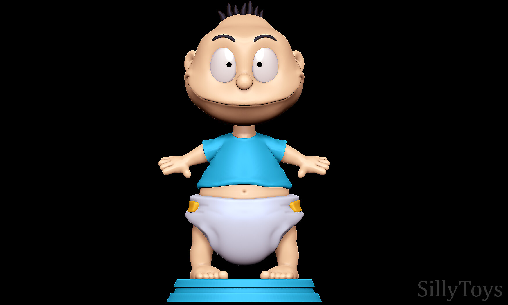 Sillytoys Tommy Pickles Rugrats 3d Print Model 2894