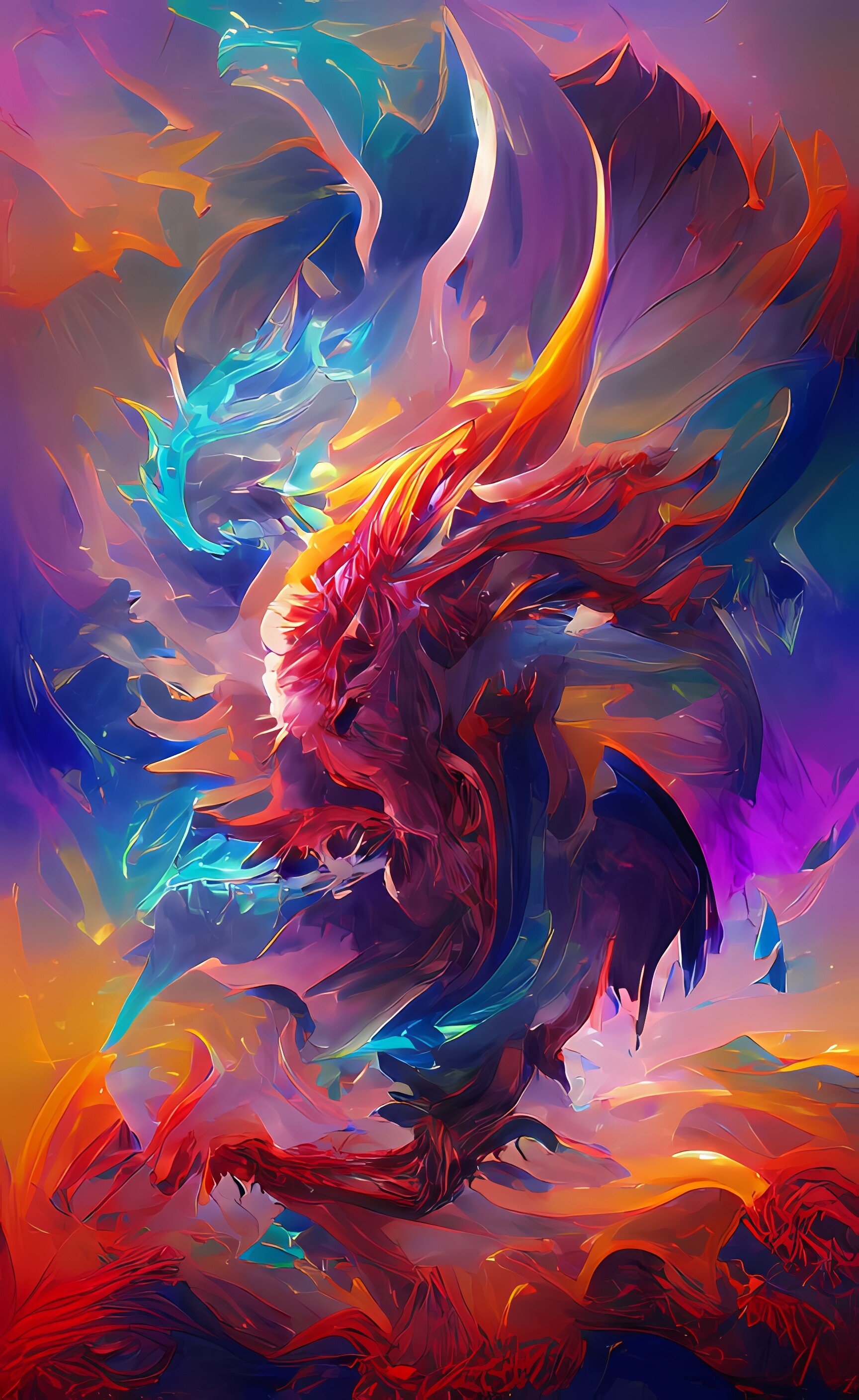 ArtStation - Phoenix Wing Bird on Fire | Artworks