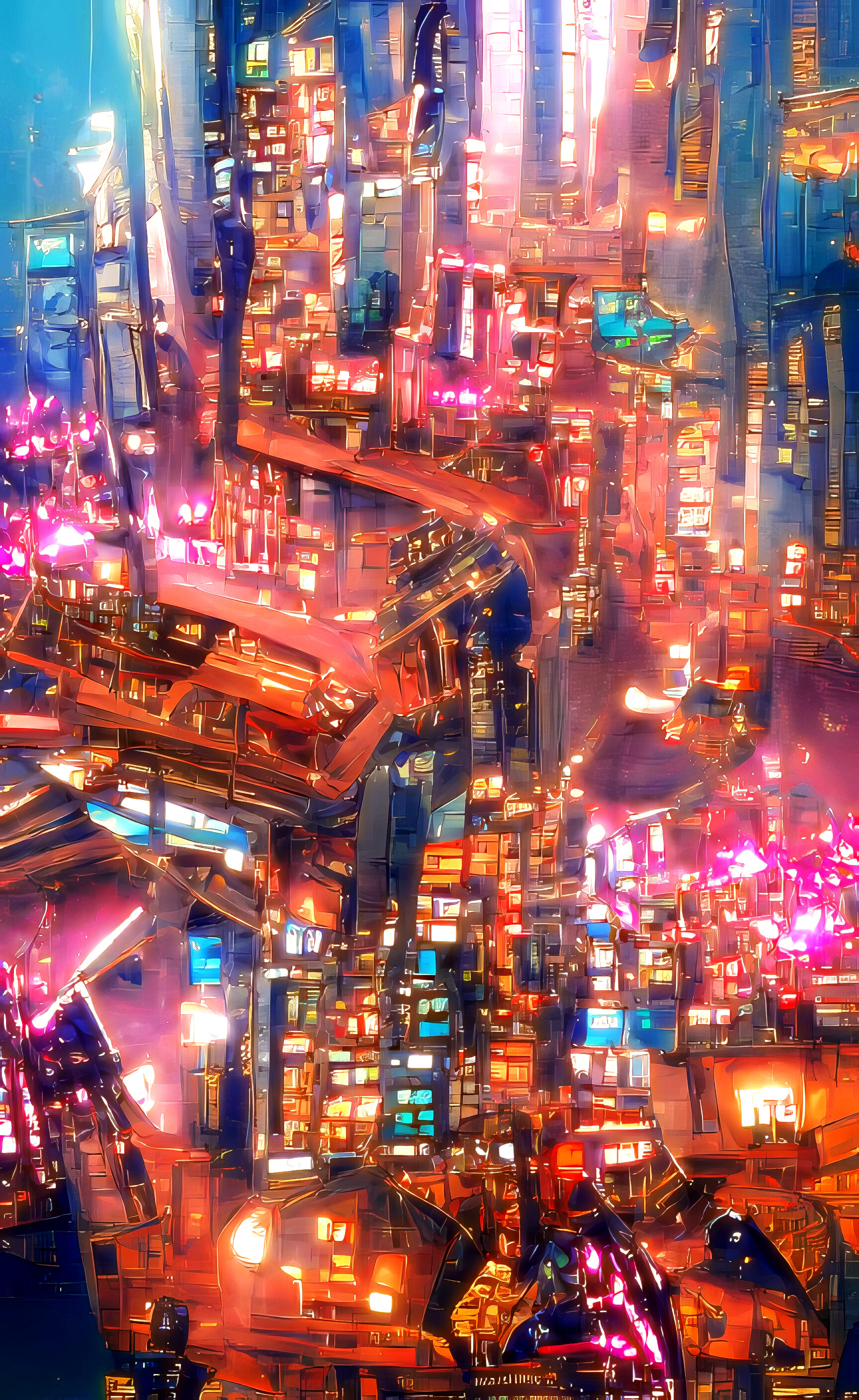 ArtStation - CyberPunk Mega city 340 texture pack | Artworks