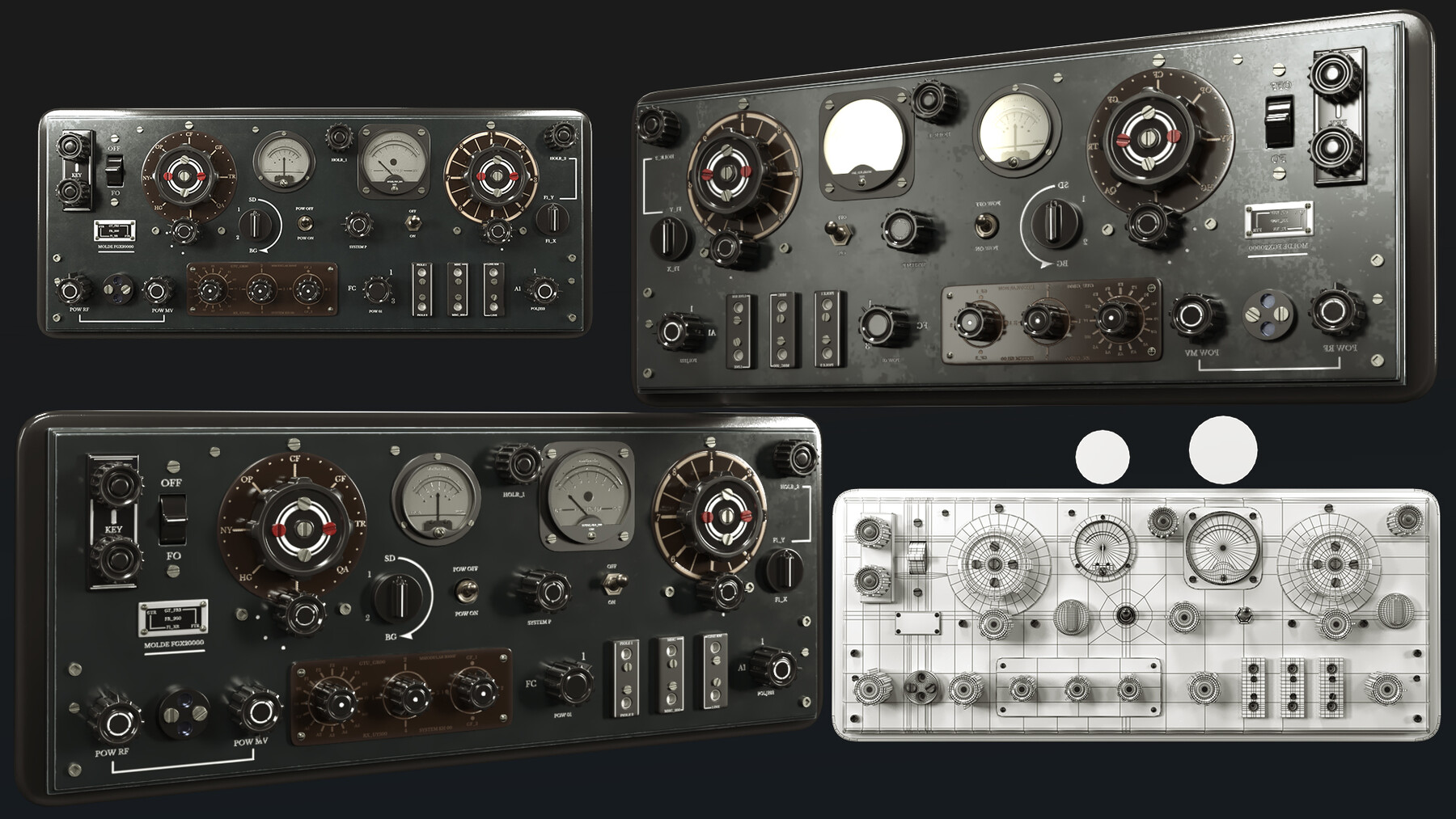 ArtStation - Control panel - panel pack 3 | Resources
