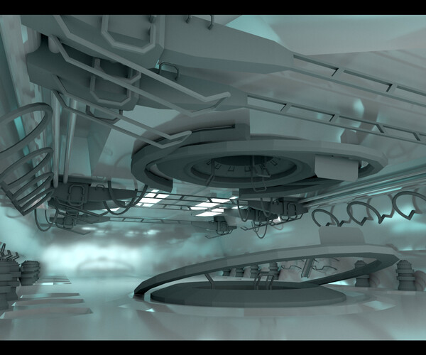 ArtStation - Sci-fi Station 01- High detail 3d models | Resources