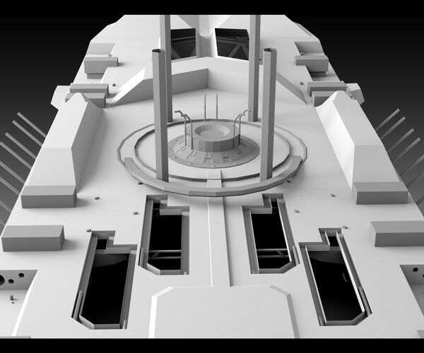 ArtStation - Sci-fi Station 01- High detail 3d models | Resources