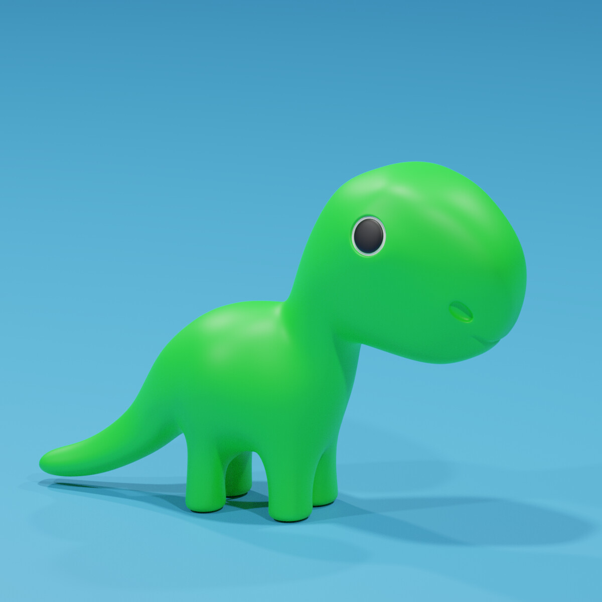 ArtStation - Cartoon Cute Dinosaur Toy 3D model | Resources