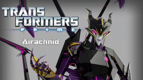 Airachnid Transformers Prime Character Rig