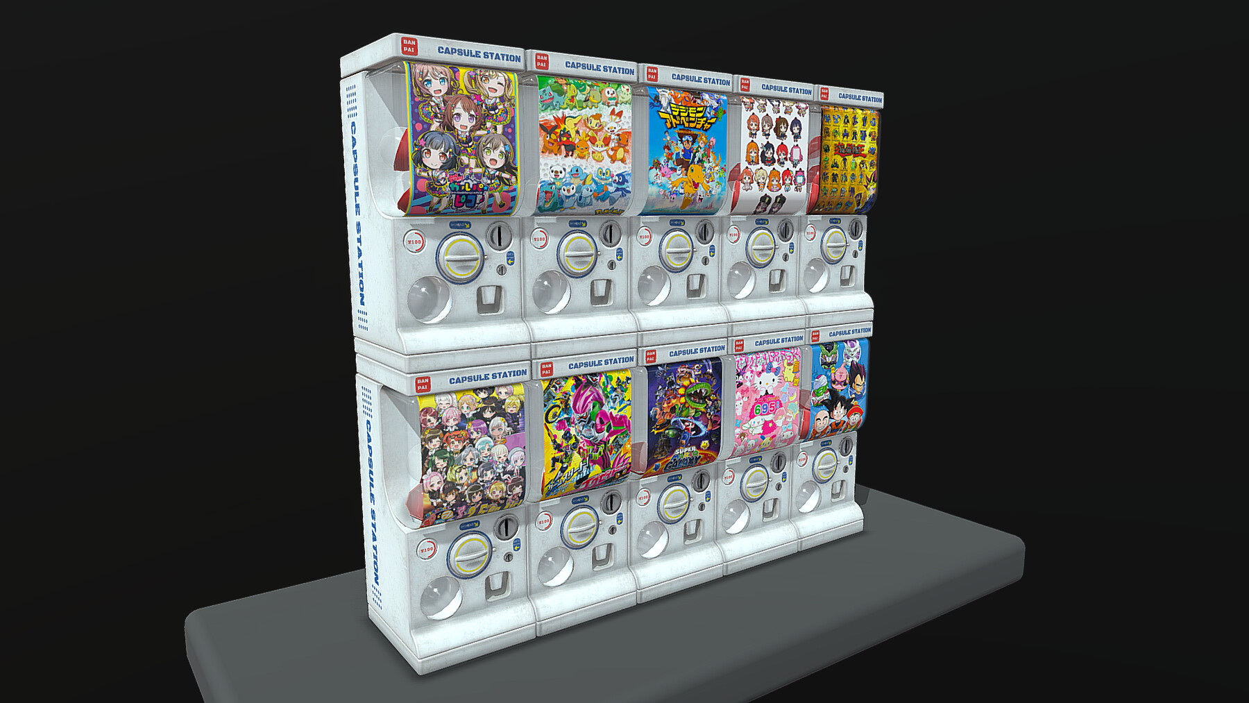 ArtStation - Gacha Capsule Machine | Resources