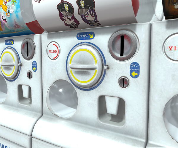 ArtStation - Gacha Capsule Machine | Resources