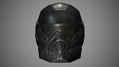 Printable NanoSuit Helmet STL