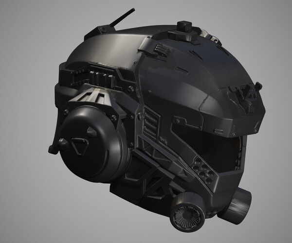 ArtStation - Printable TitanFall Pilot Helmet STL | Resources