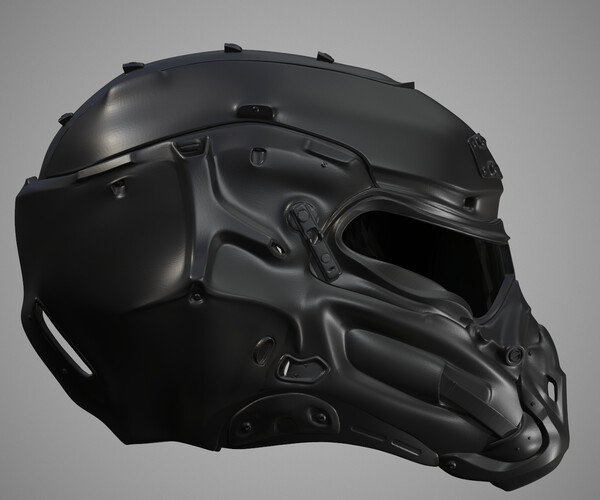 ArtStation - Printable Sci-Fi TitanFall Pilot Helmet STL | Resources