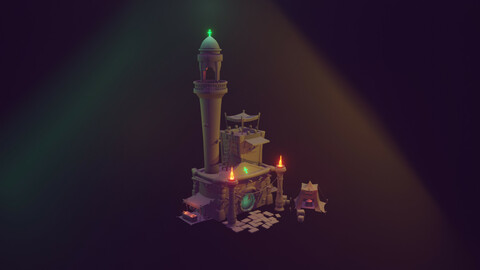 Stylized Egyptian House