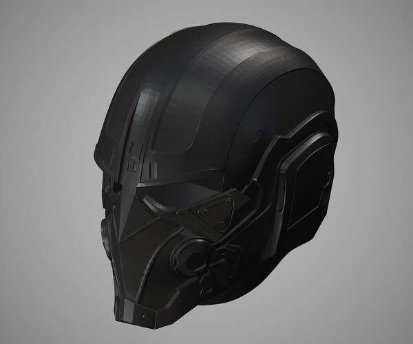 ArtStation - Printable Vulture Helmet STL | Resources